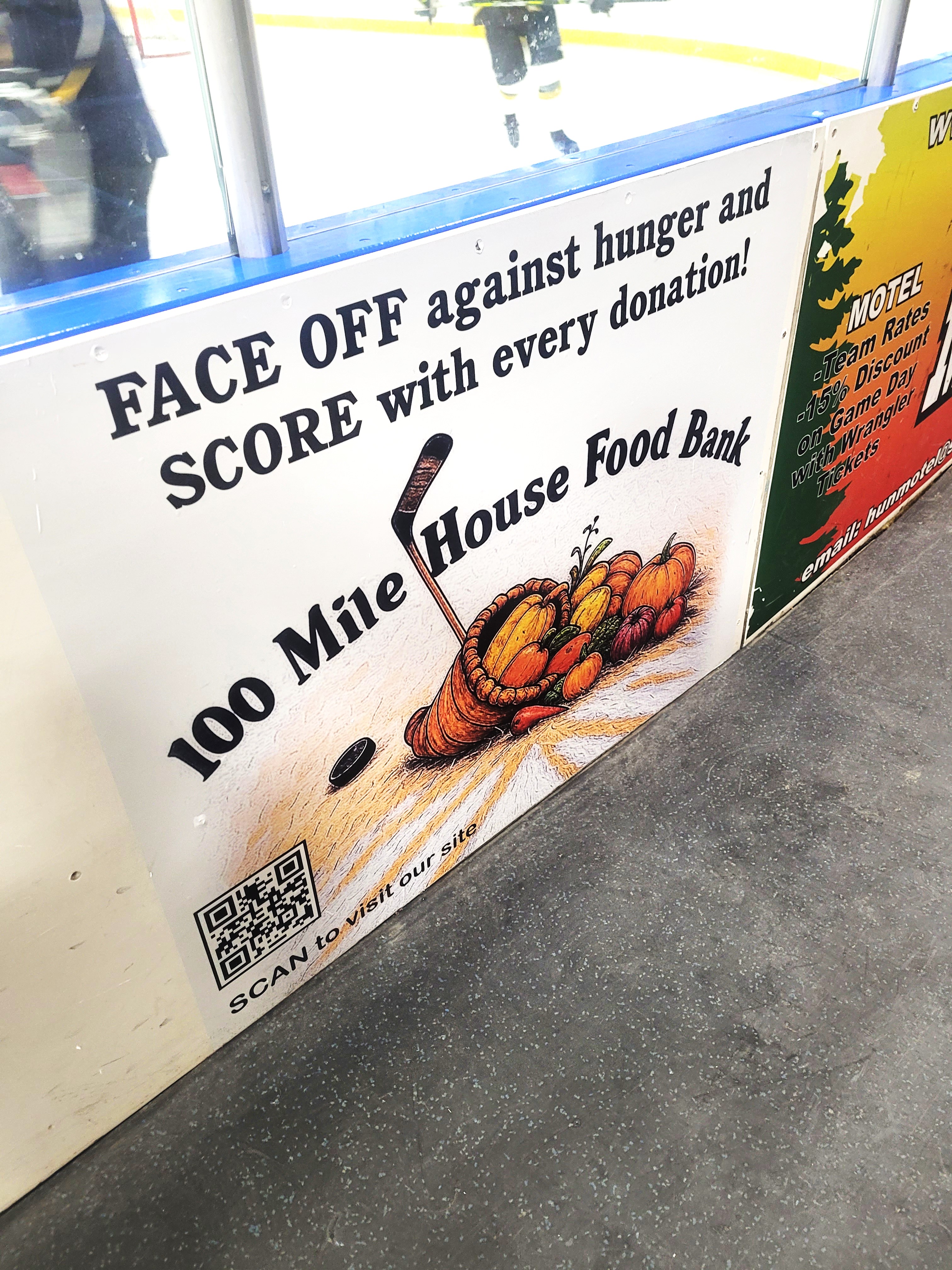 100 Mile House Wranglers support